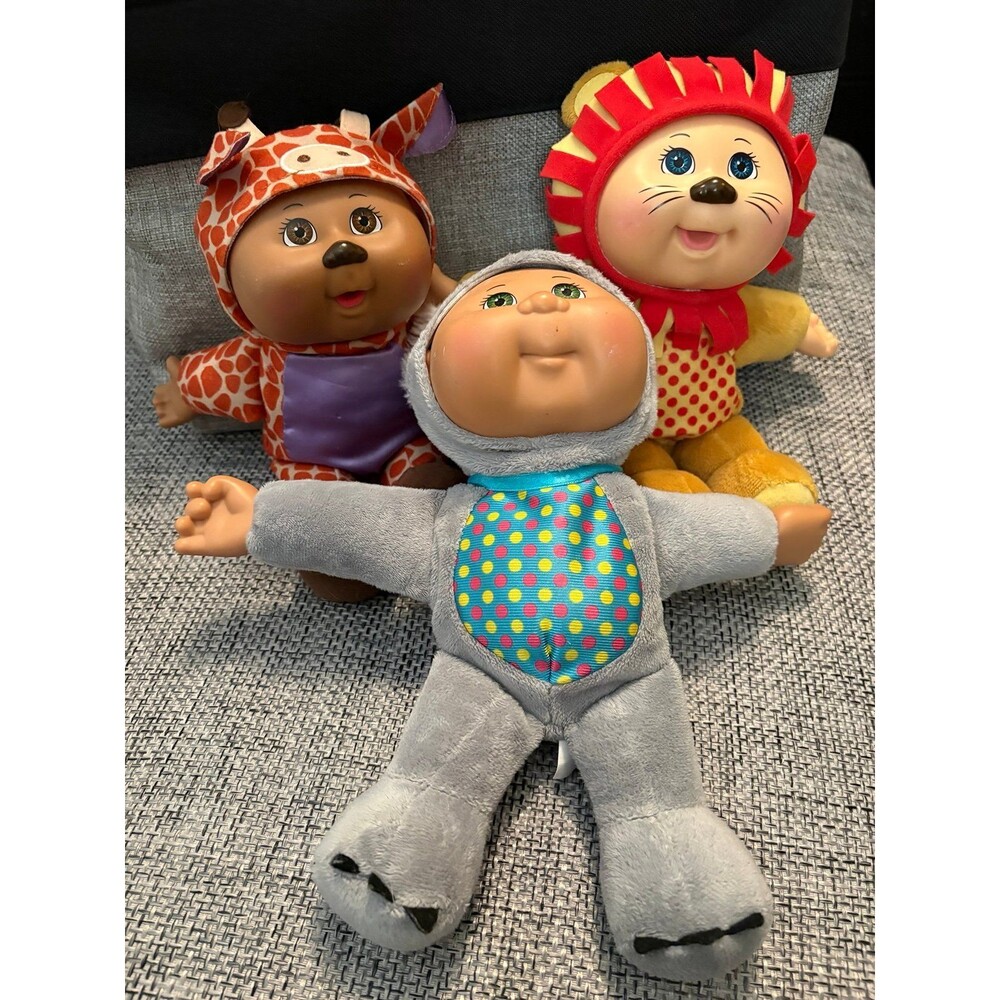 Cabbage Patch Kids Cuties dolls from the Zoo Friends 3-pack collection